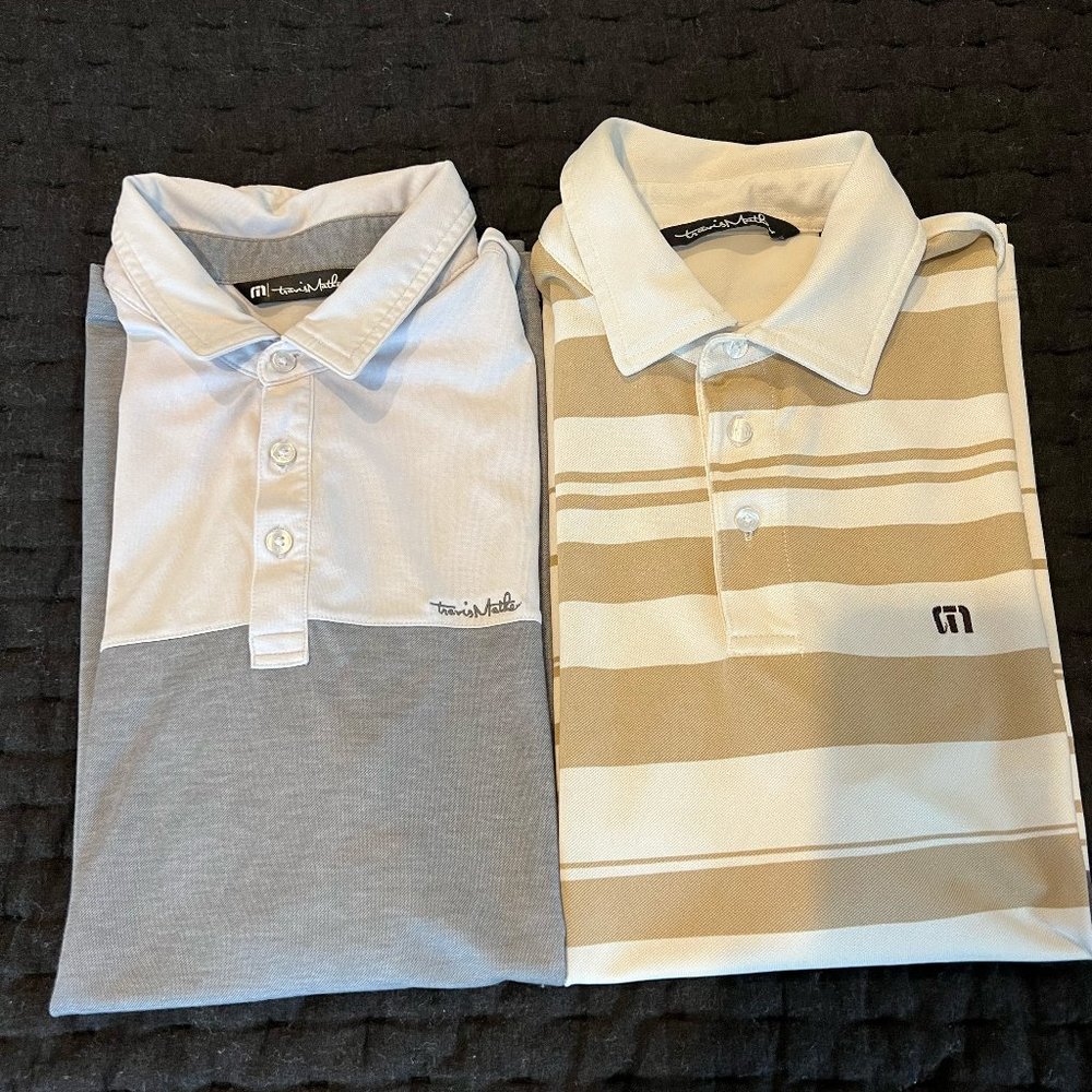 TRAVIS MATHEW Short Sleeve Polo Shirt BUNDLE